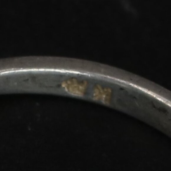 Designer Engagement Ring 3-Stone Past Present Future Sterling Silver Ring Gems - Picture 4 of 5